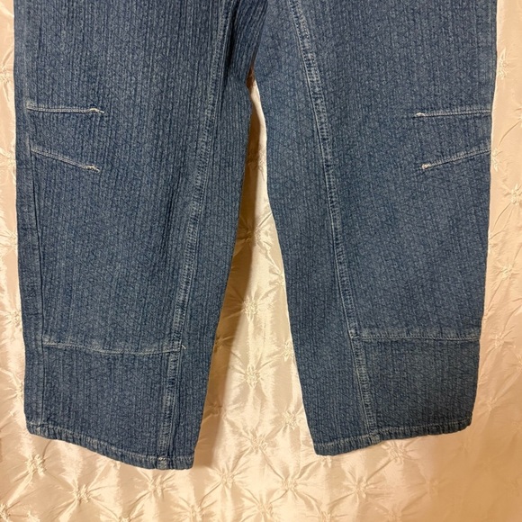 Free People Midnight Voyage Harem Barrel Crop Jeans - Picture 7 of 16